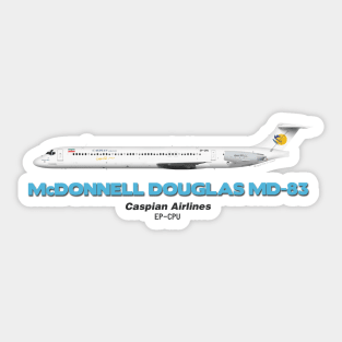 McDonnell Douglas MD-83 - Caspian Airlines Sticker